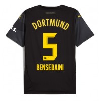 Maglie da calcio Borussia Dortmund Ramy Bensebaini #5 Seconda Maglia 2024-25 Manica Corta